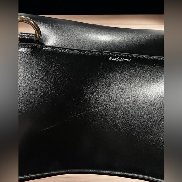 VALENTINO by Mario Valentino Italy Leather Honey Forever Crossbody in Black NWT - Picture 12 of 13